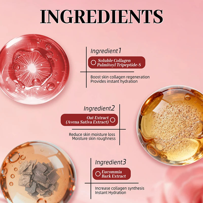 Korean Collagen Essence Clear Silky Smooth Delicate Moisturizing Qme