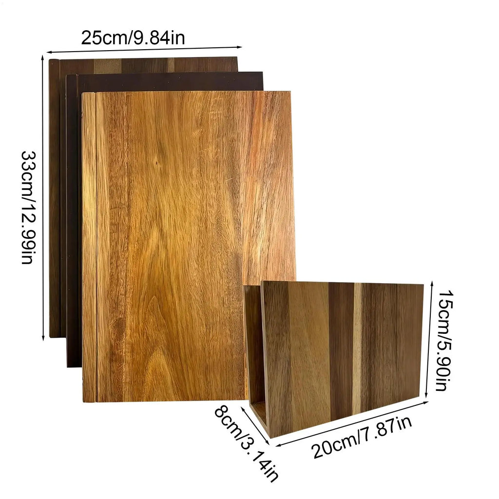 Cutting Boards Kitchen 3 Book Shaped Thickened Supplies Chopping Qme