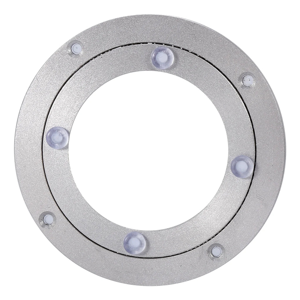 Heavy Duty Aluminum Alloy Lazy Susan Turntable Bearing Plate Rotating Base Round Dining Table Swivel Bearing Hardware Qme