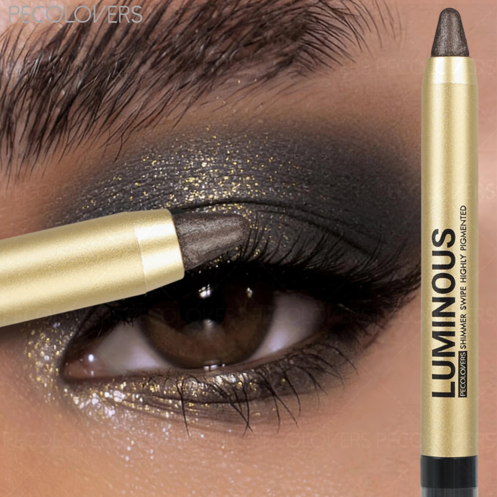 Double-head Eyeshadow Stick Multi-colors Long-lasting Shimmer Shiny Qme