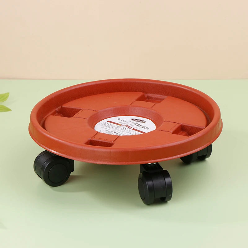 Base Rack Movable Rolling Potted Plant Stand Rollers Universal Flower Qme 22cm