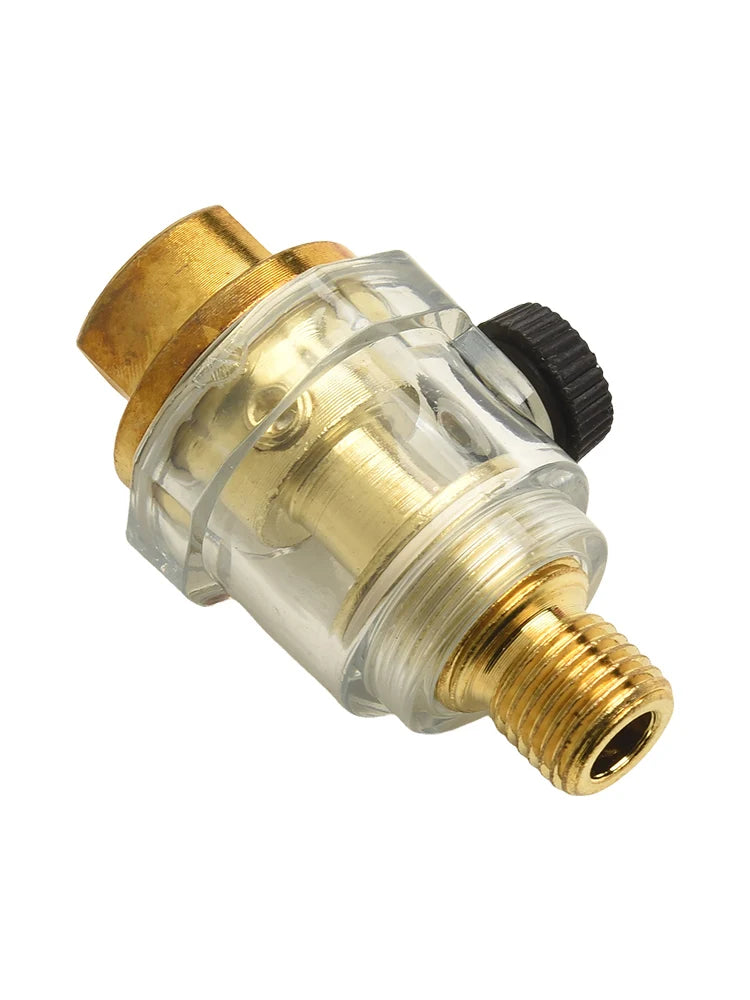 For Mini Pneumatic Oil Injector Pneumatic Tool For Air Compressor Pipe Tool Iron Plated Oiler Lubricator Air Compressor System Qme