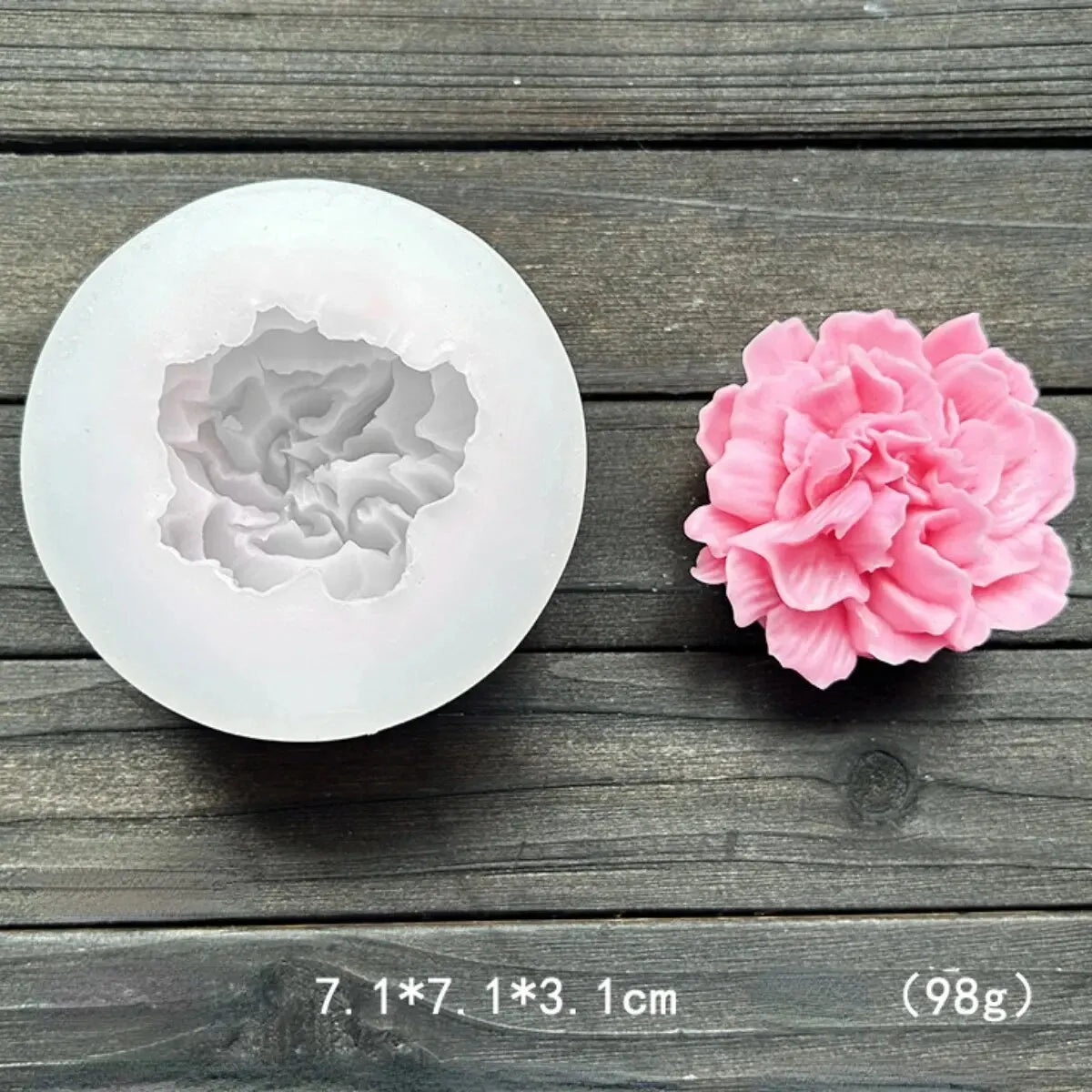 Lotus Flower Silicone Candle Mold Sunflower Peony Multi Style Soap Resin Crystal Mould Heart Rose Chocolate Ice Making Set Gifts Qme Carnation 2