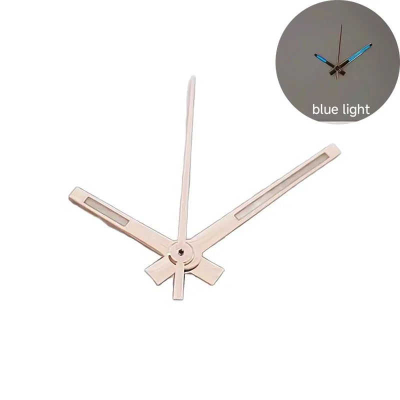 Modified Watch Hands Green Luminous Logbook Needle Silver Gold Rose Watch Accessories for NH35/NH36/4R/7S Movement Qme URG