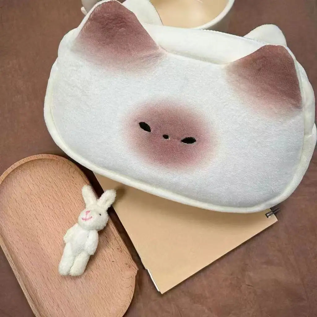 Cute Toast Shaped Pencil Case Large Capacity Stationery Bag Qme