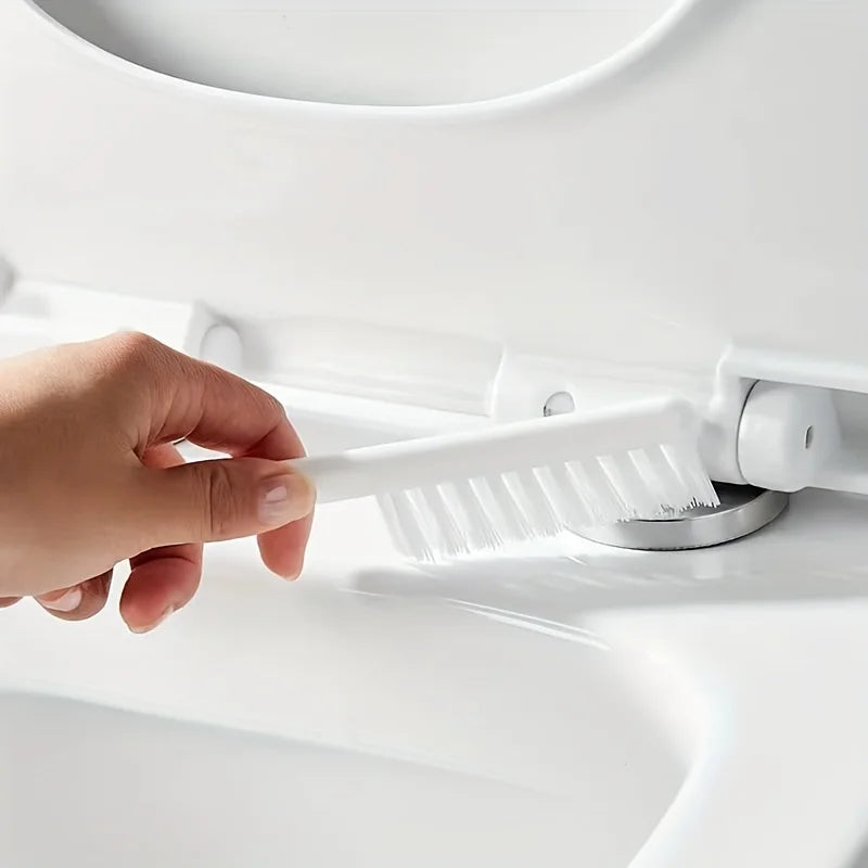 1 Toilet Cleaning Brush Soft Rubber Flat Head Base Qme