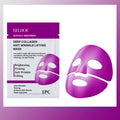 Collagen Faded Wrinkle Facial Mask Lifting Firming Fade Fine Lines Firm Skin Whitening Moisturizing Lifting Skin Care Product Qme 1pc
