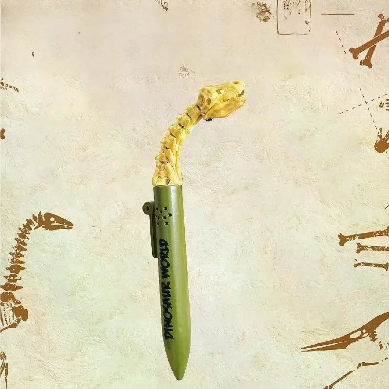 Gag Joke Prop Open Mouth Dinosaur Gel Ink Pen Cute Funny Over 5 Years Qme