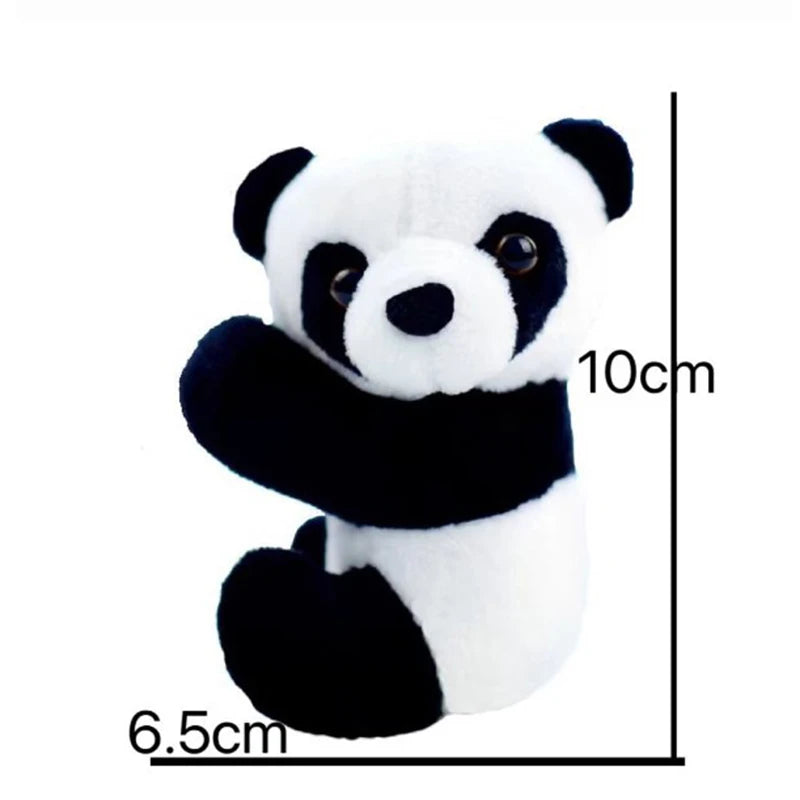 Kawaii Panda Plush Doll Toy Soft Animal Clip Hugging Curtain Qme