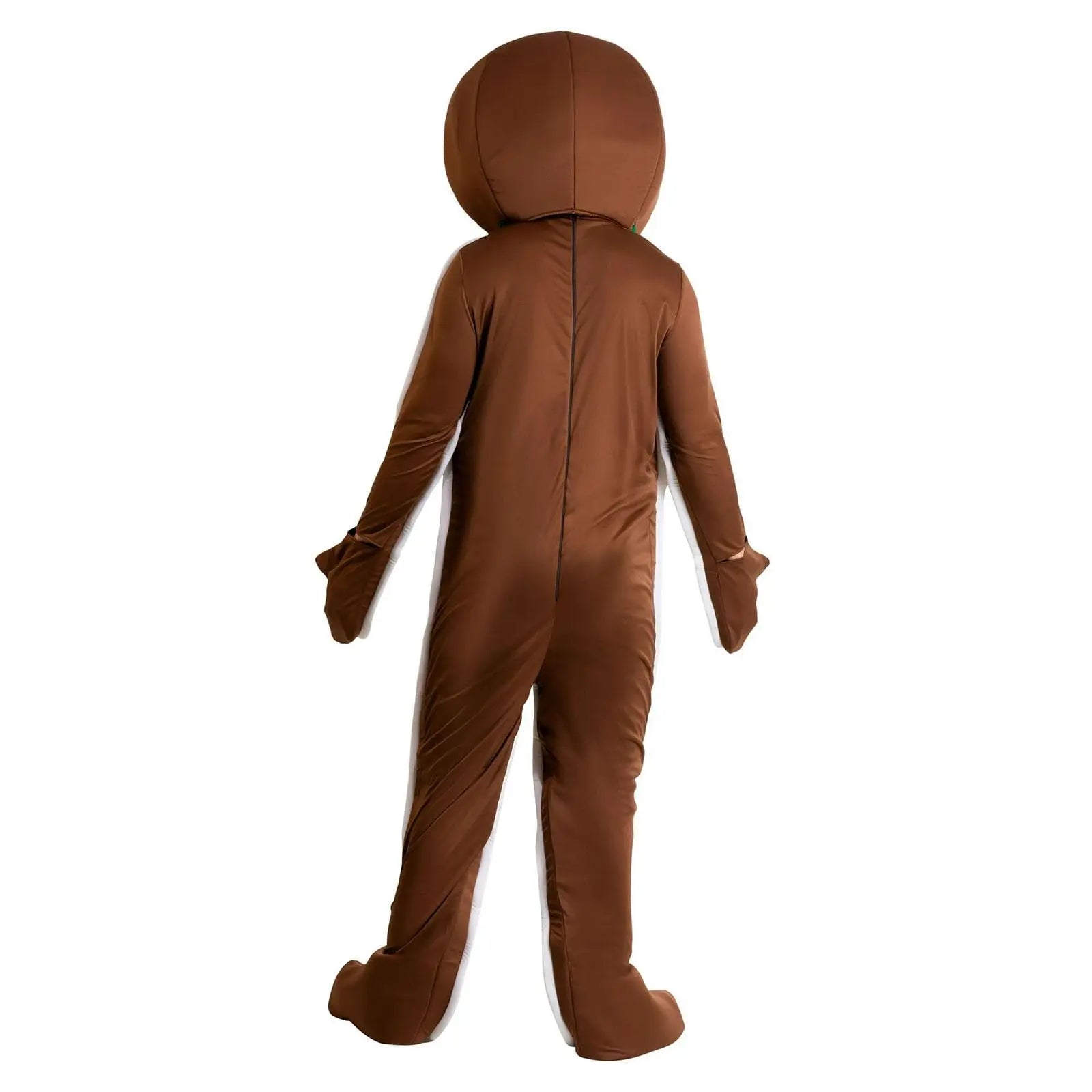 Gingerbread Man Costume for Adults Christmas Cookie Costume Festive Xmas Outfit Onesie Holiday Party Jumpsuit Qme