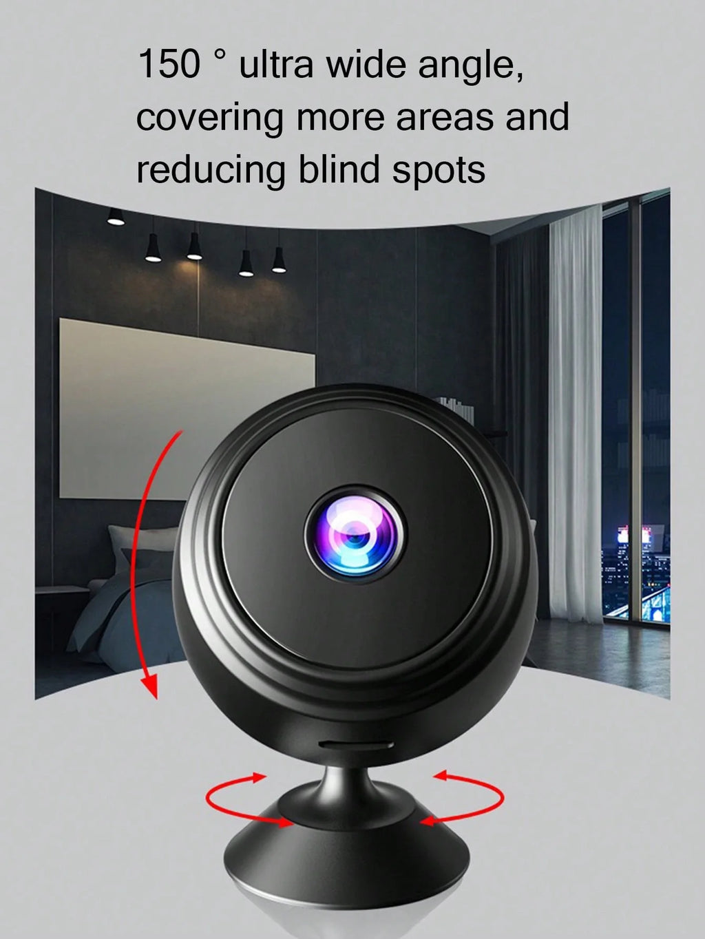 High-definition 1080P Home Night Vision Remote Monitoring Camera Qme