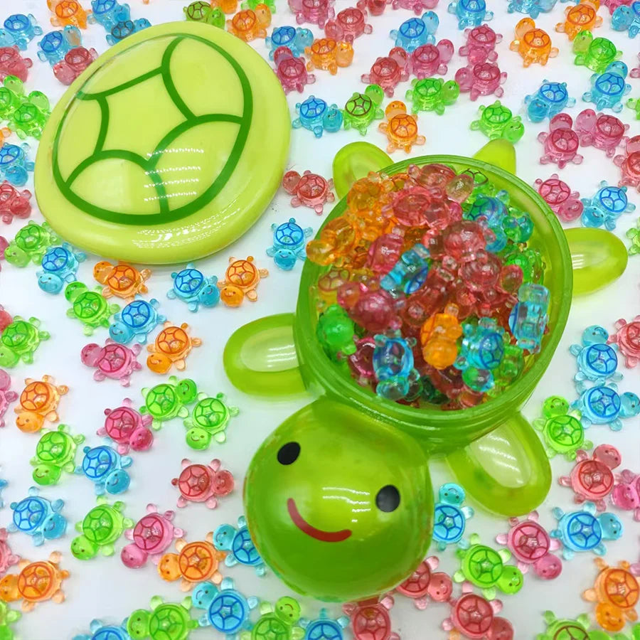 Giant Turtle Night Light Storage Box Cute Doll Shell Essential Qme Green