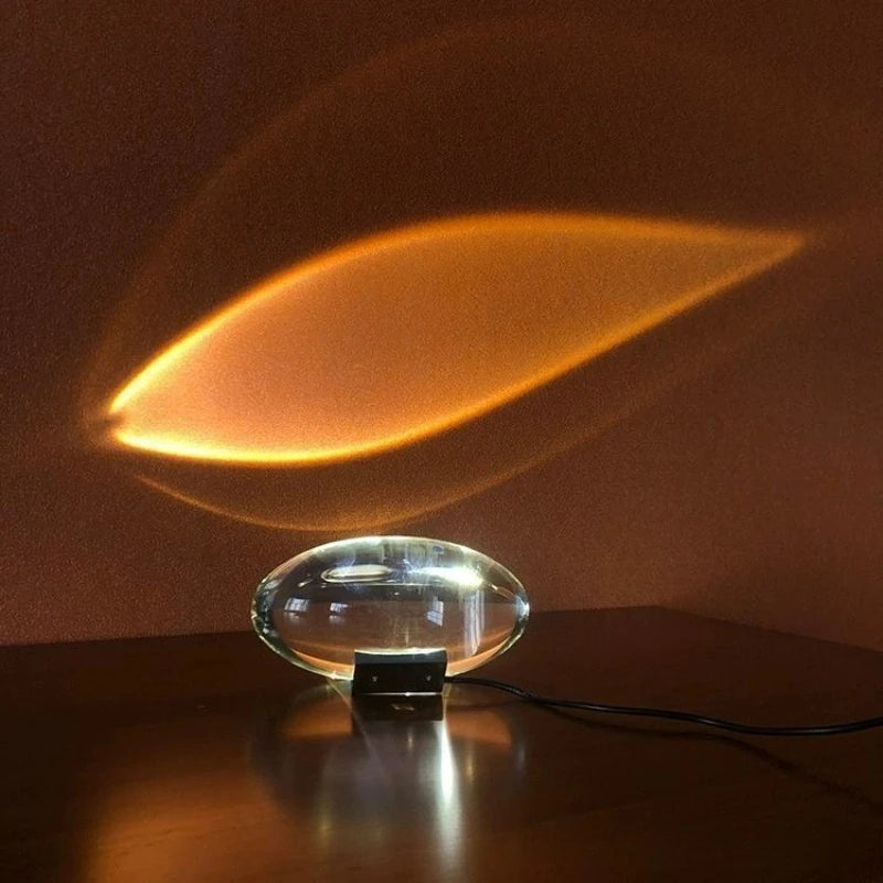 Sunset Projection LED Night Light Sky Eye Acrylic USB Bedside Lamp Qme RGB M