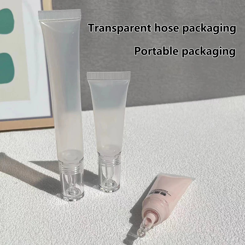 10 Cosmetic Soft Tubes Sunscreen Eye Cream Lotion Liquid Foundation Qme