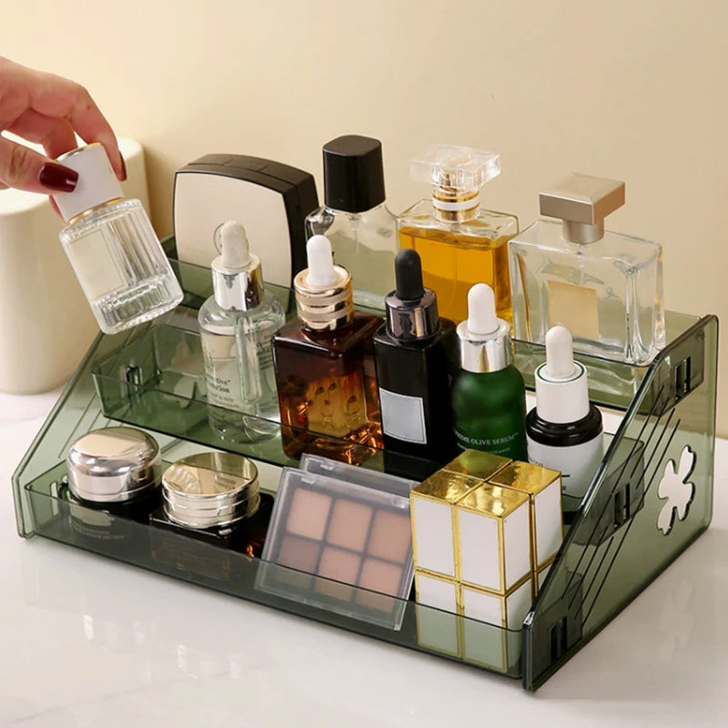 Display Stand Cosmetic Rack Holder High-capacity Essential Oil Bottle Qme
