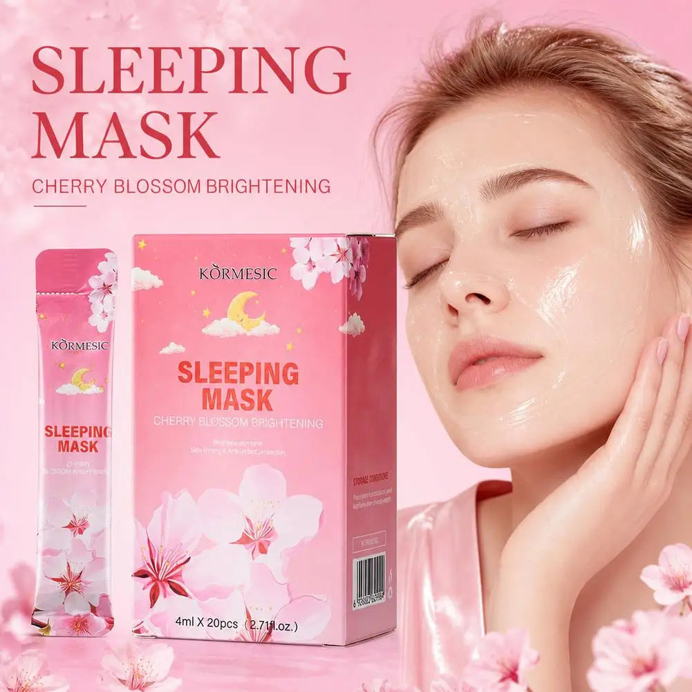 Seaweed Facial Sleeping Mask Individual Face Mud Hyaluronate Pore Qme