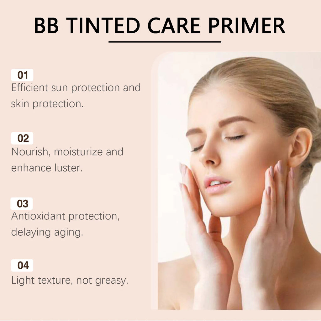 Protective BB Cream - Coverage for Facial Blemishes, Moisturizing, Daily Protection Tinted Moisturizer Light Qme