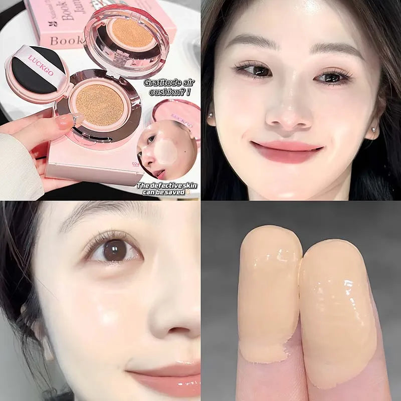 Korean Hydrating Air Cushion BB Cream Concealer Light Natural Qme LG03QD-2