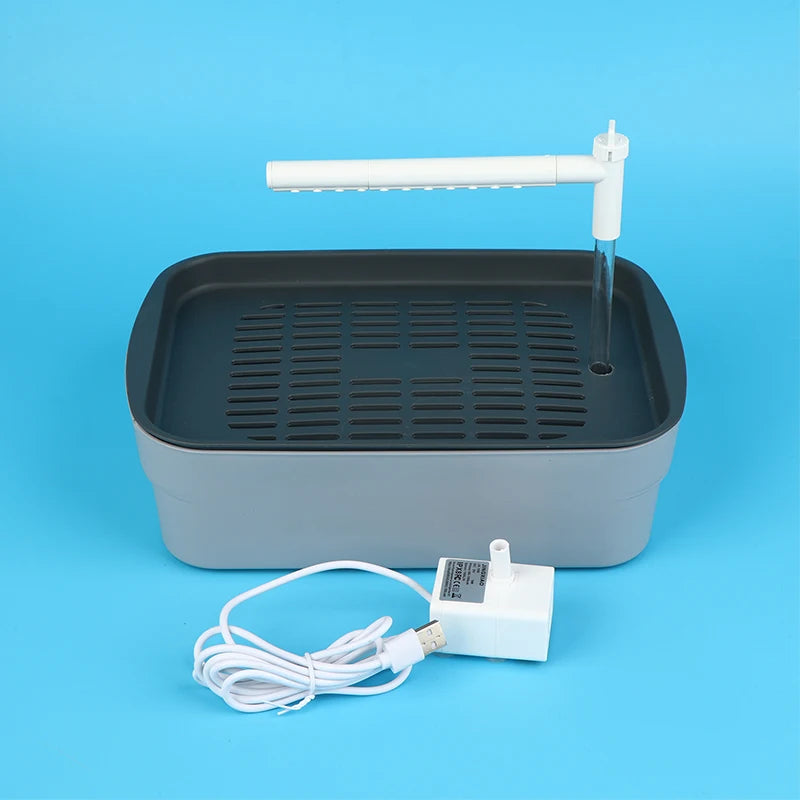 Automatic Parrot Bird Bath Tub USB Electric Pet Circulating Water Bathtub Shower Fountain Pet Supplies. Qme