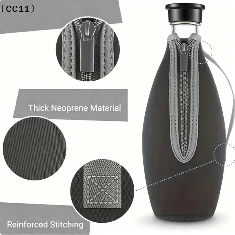 Soda Bottle Protective Case Neoprene Protector Sleeve Party Outdoor Qme