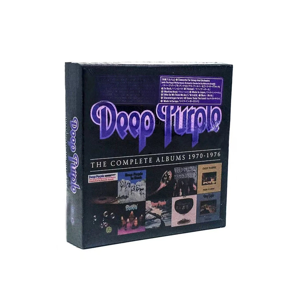 Hard Rock Box Set THE COMPLETE ALBUMS 1970-1976, Import Multi-Disc CD Collection for Audiophile Dynamic Test & Vintage Rock Fans Qme