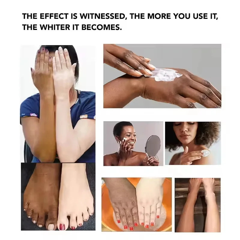 Glutathione Niacinamide Body Lotion Skin Brightening Hydrate Revitalize Even Skin Tone Whitening Face Bleaching Lightening Care Qme