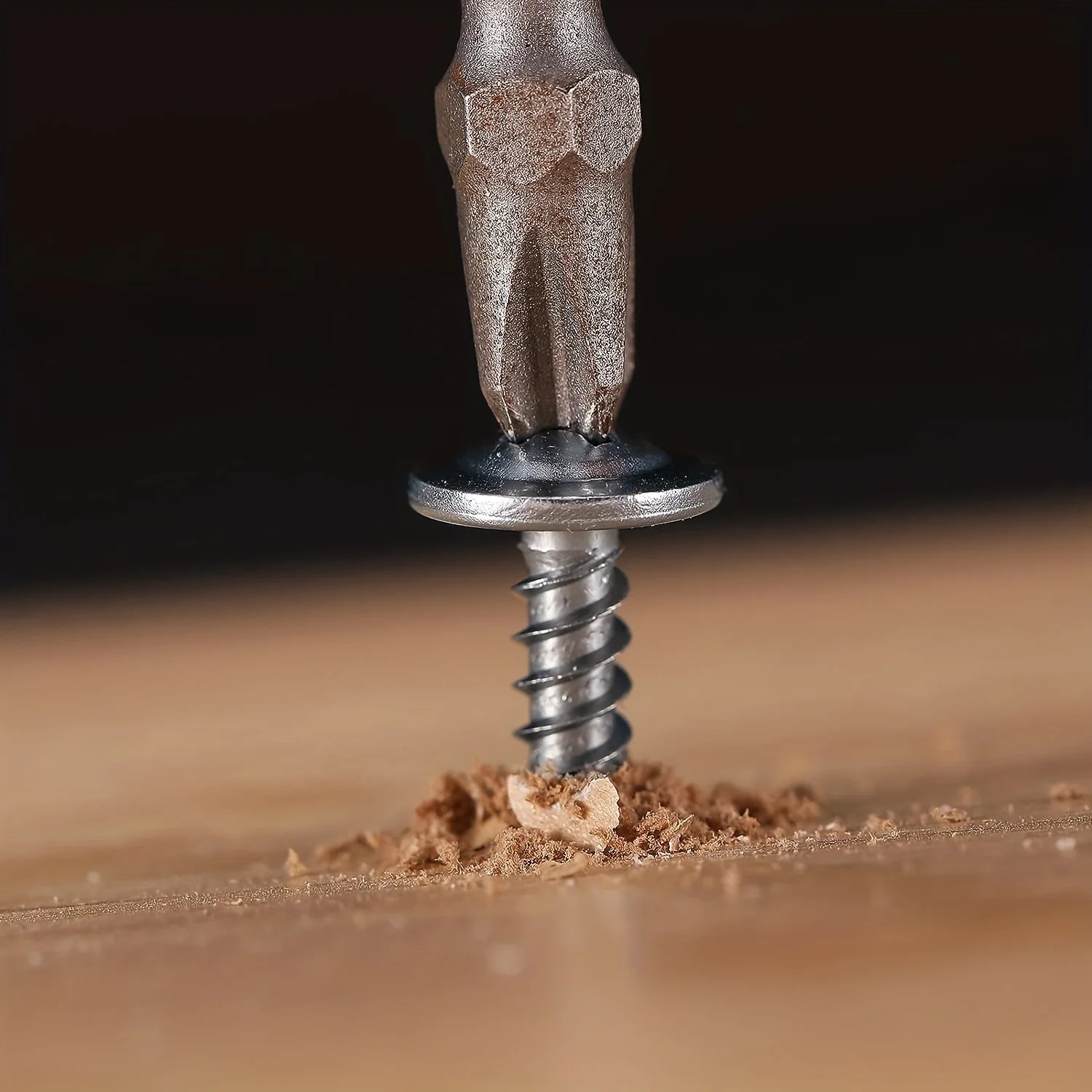 #8 Phillips Truss Head Self Drilling Tek Screw Zinc Oxide Sheet Metal Screws Fast Self Tapping Screws Lath to Metal Studs 100Pcs Qme