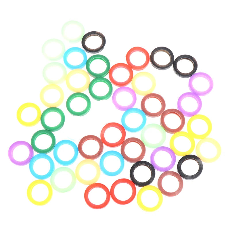 Soft Keys Locks Cap Key Covers Topper Keyring Elastic Case Round Qme