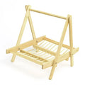 Bamboo Serving Tray Handle Pot Platter Duck Intestines Noodle Qme A
