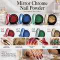 4-Color Magic Mirror Nail Powder Versatile Colors Glitter DIY Art Qme 1 set