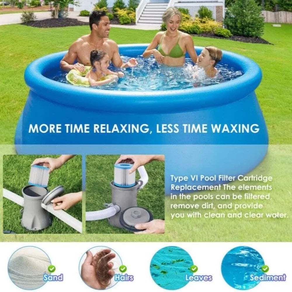 Swimming Pool Filter For Bestway/Intex type Swimming Pool Replacement Filter Pump Accessories Circulating Clean Filter Cartridge Qme