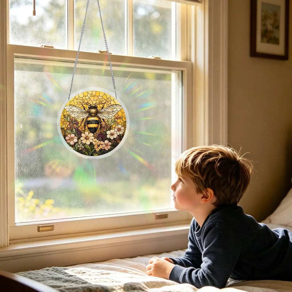 Acrylic Puzzle Suncatcher 2D Window Ornament Garden Butterfly Bird Qme