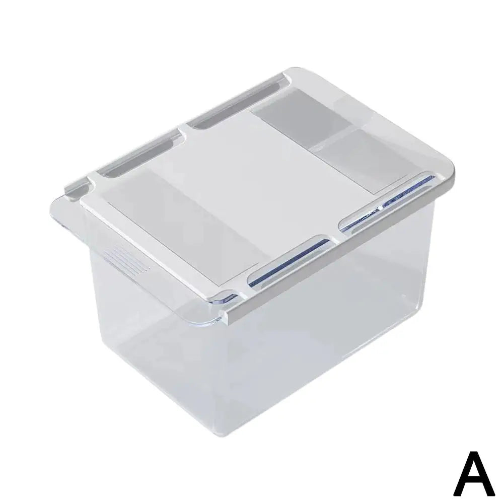 Transparent Bathroom Storage Box For Cotton Stick Makeup Cotton Pull-Out Storage Drawer Style Space Saving Cotton Pad Holder Qme A