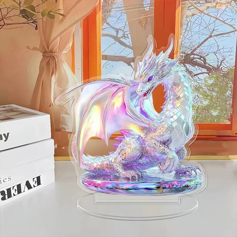 Decor Peacock Figure Office Housewarming Desktop Ornament Qme one size F
