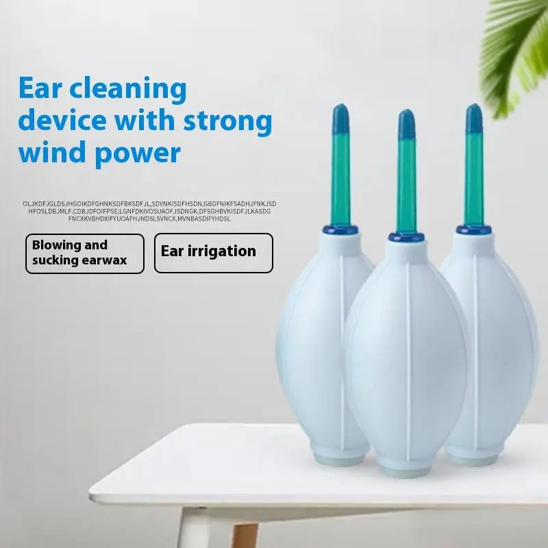 Single Handed Ear Suction Bulb Wax Removal Cleaning Syringe Rubber Qme