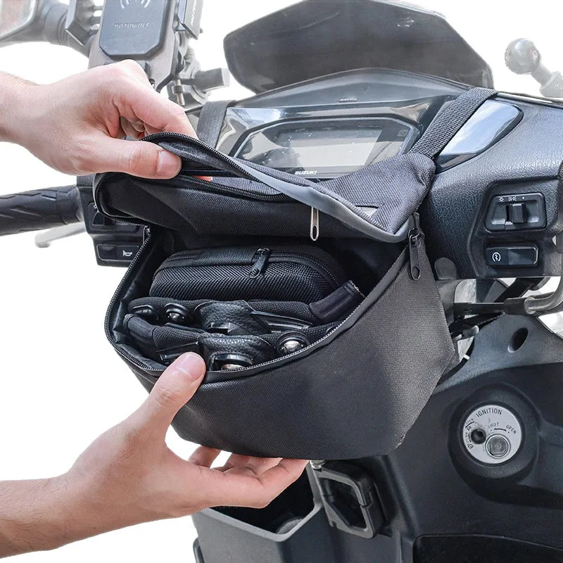 Waterproof Motorcycle Bag Multi-use Commuter Leisure Saddlebag Bike Qme