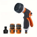 Spray hose nozzle, adjustable handle, suitable for car washing, pet bathing and plant watering. Car washing accessory. Qme black