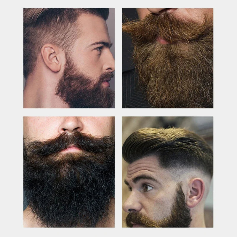 Double-sided Professional Barber Neck Dusting Horse Hair Brushes Oil Head Brush Face Mustache Salon Cleaning Hair Cutting Comb Qme