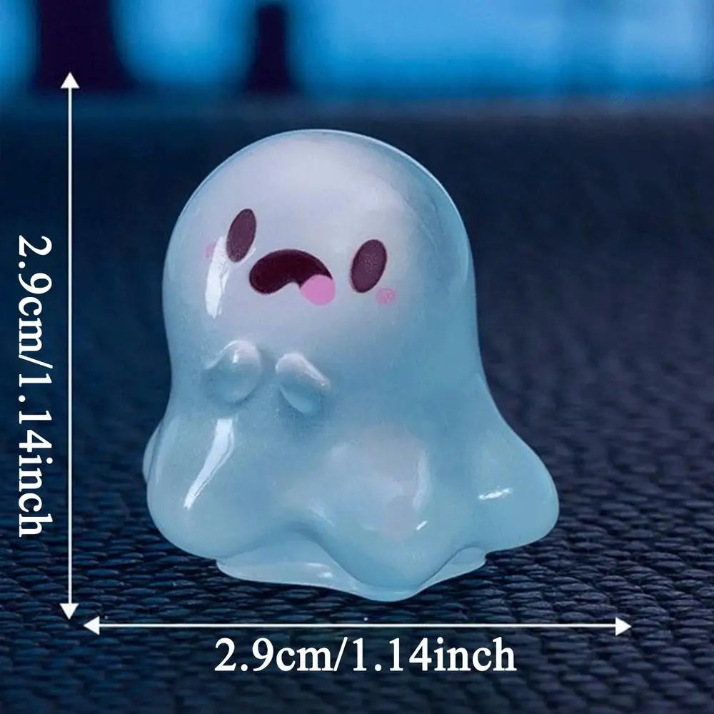 Miniature Ghost Figurines Luminous Resin Figures Small Garden Decor Qme B China Mainland