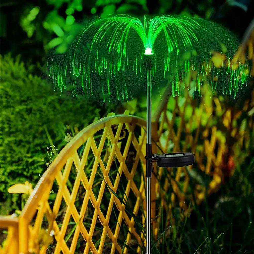 Solar Jellyfish Lights RGB Color Changing Waterproof Outdoor Ground Lamp Qme Default Title