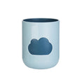 Cloud Pattern Toothbrush Cup Big Mouth Couples Cups Plastic Wash Qme C