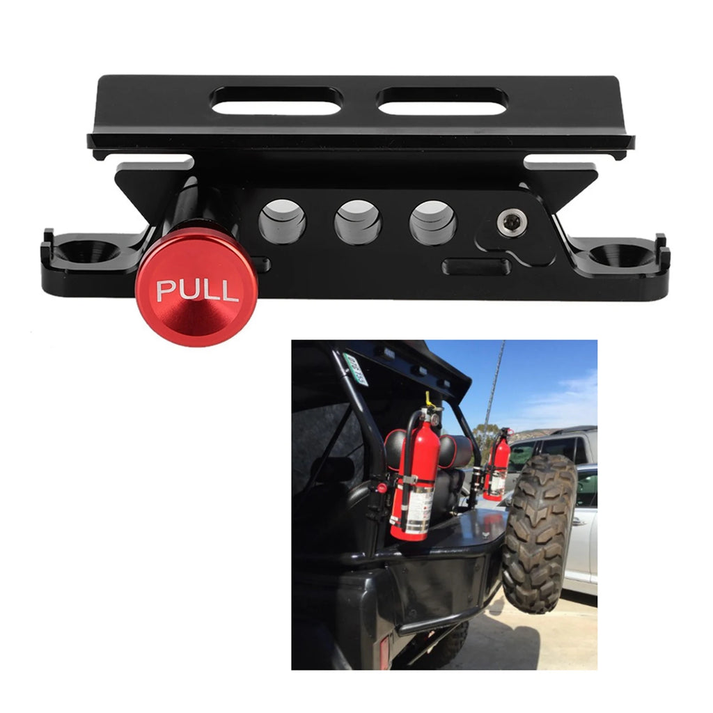 Extinguisher Bracket Extinguisher Mount Car Modified Aluminum Alloy Adjustable Extinguisher Mount Bracket Fit For Qme
