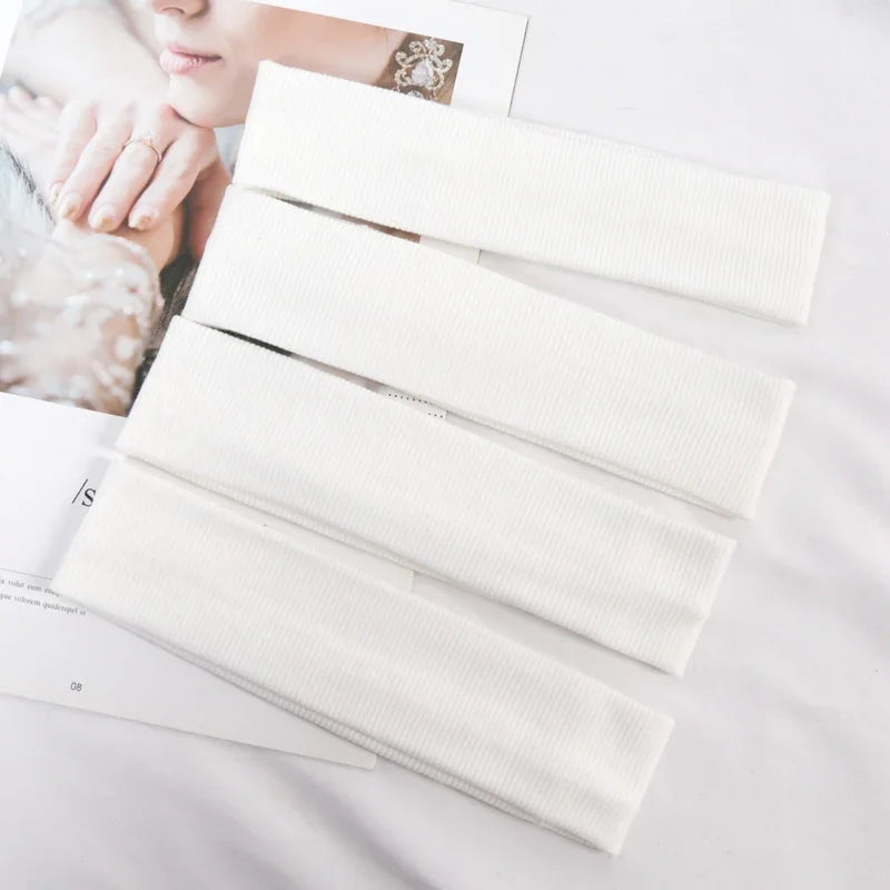 Simple Sports Headbands Women Cute Wash Face Make-up Fitness Running Qme A8