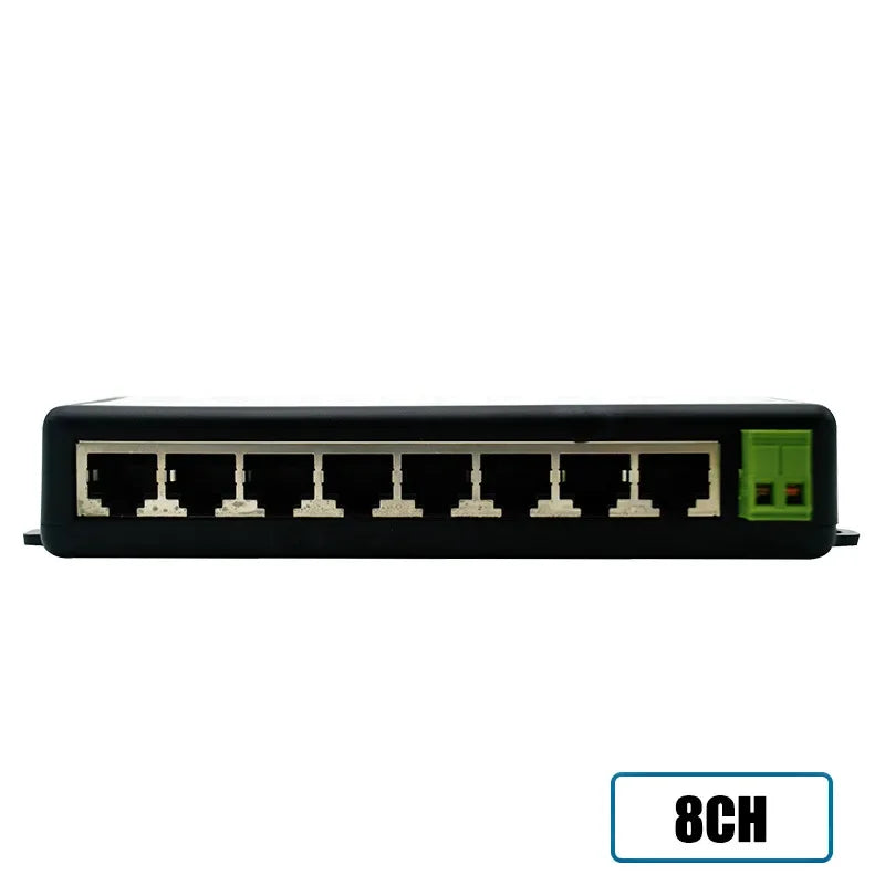 ESCAM New Arrival 4Ports 8 Ports POE Injector POE Splitter for CCTV Network POE Camera Power Over Ethernet IEEE802.3af Qme