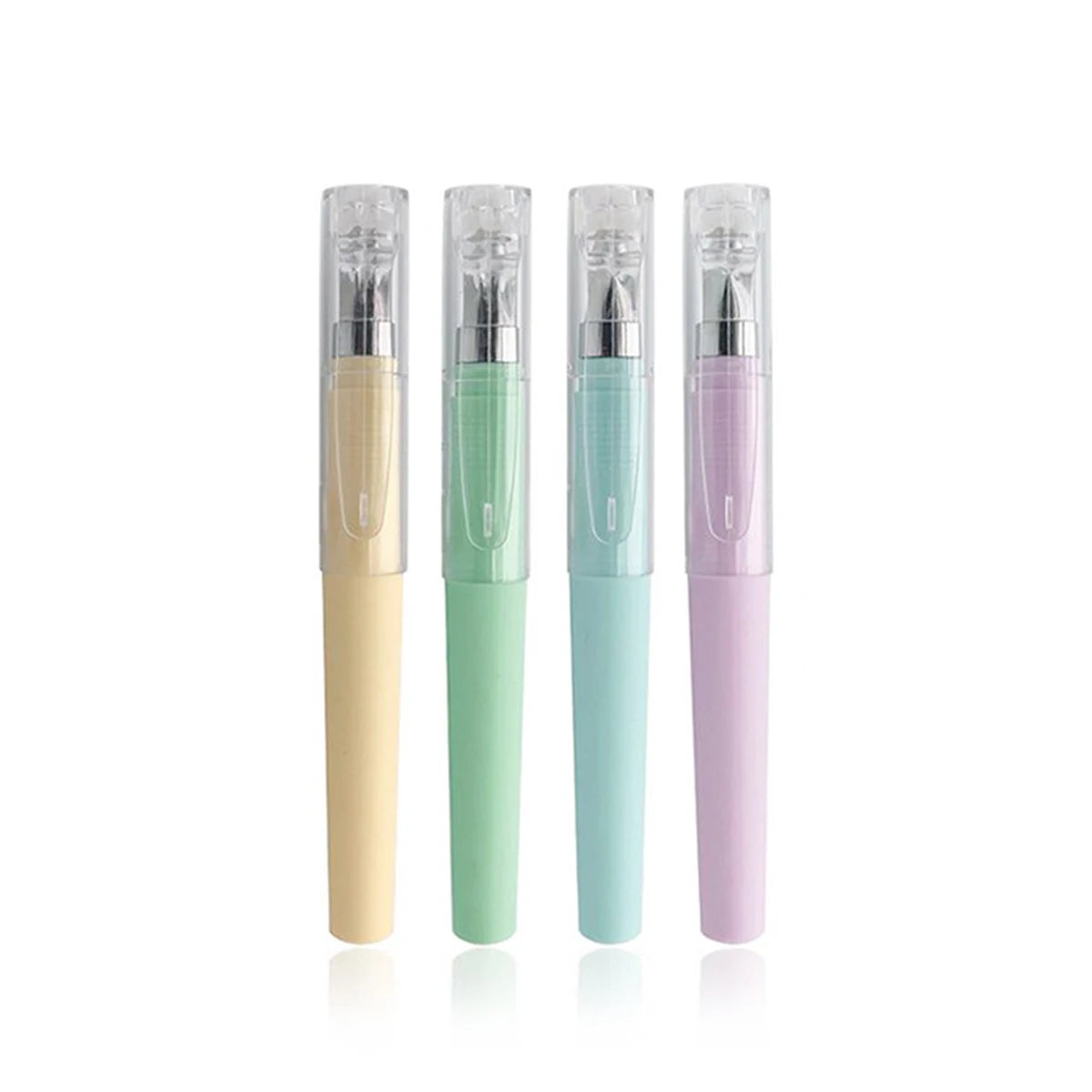 Black 0.5MM Gel Pen refills Set Mini Portable For Business Signature Students Exams Office Stationery Qme 4 pcs A
