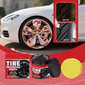 Tire Shine Paste Vehicle Tire Cleaning Polishing Product Car Tyre Dressing Paste for Trucks Sedans RVs SUVs Collectors Dealers Qme Default Title