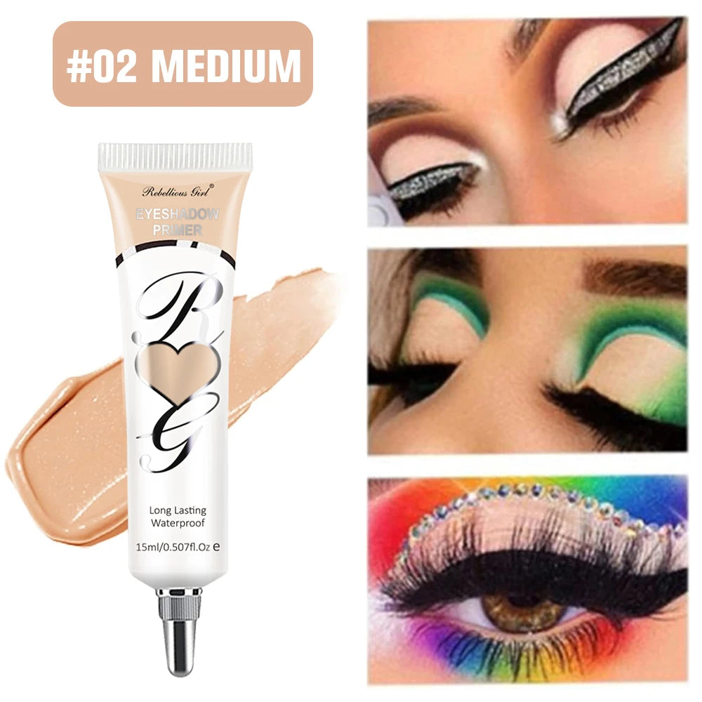 Eyeshadow Primer Cut-off Concealer 24-Hour Makeup Lasting Waterproof Qme 02