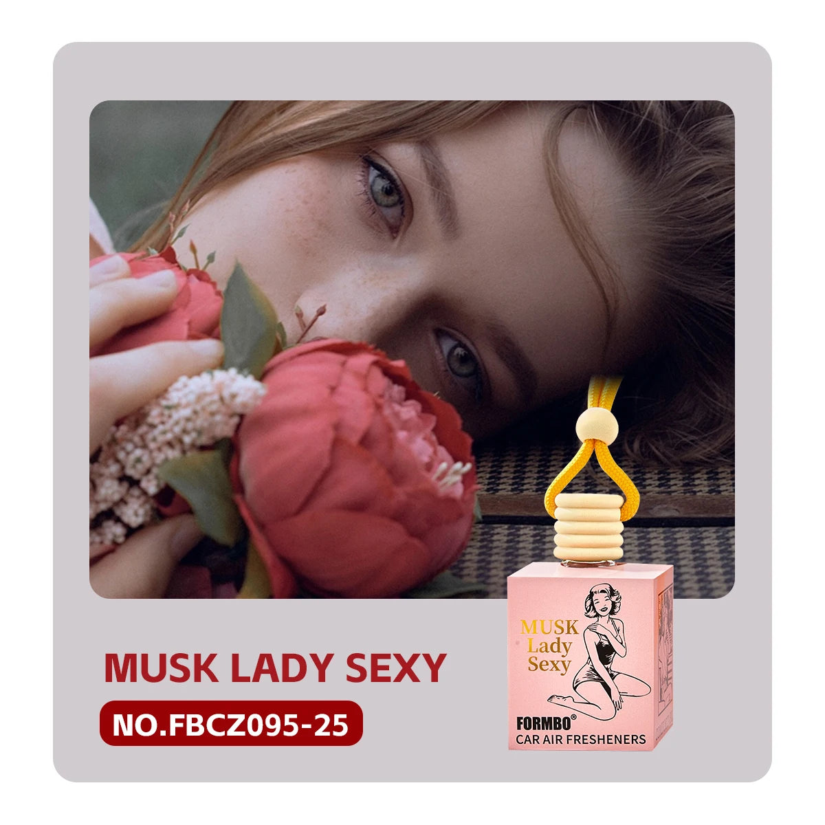 Fragrant Journey Fresh Car Perfume Lasting Fragrance Deodorization Qme 095 MUSK LADY SEXY