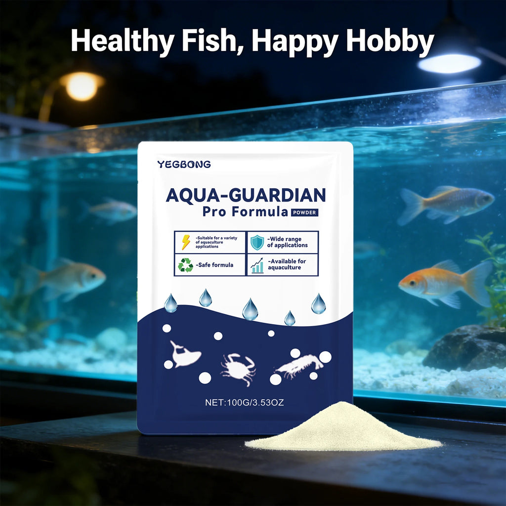 Fish Tank Water Purification Powder Quickly Purify Water Quality Restoring Clarity Widely Applicable Water Clarification Powder Qme