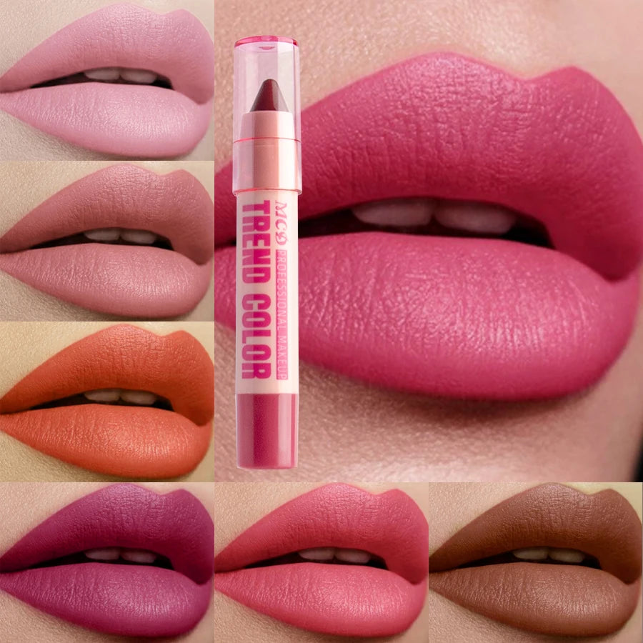 Moisturizing 12 Lipliner Pen Waterproof Plumping Stain Lipstick Qme